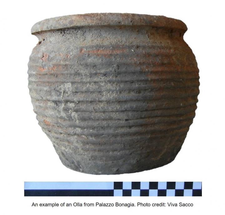 Untersuchte Keramik mit organischen Überresten