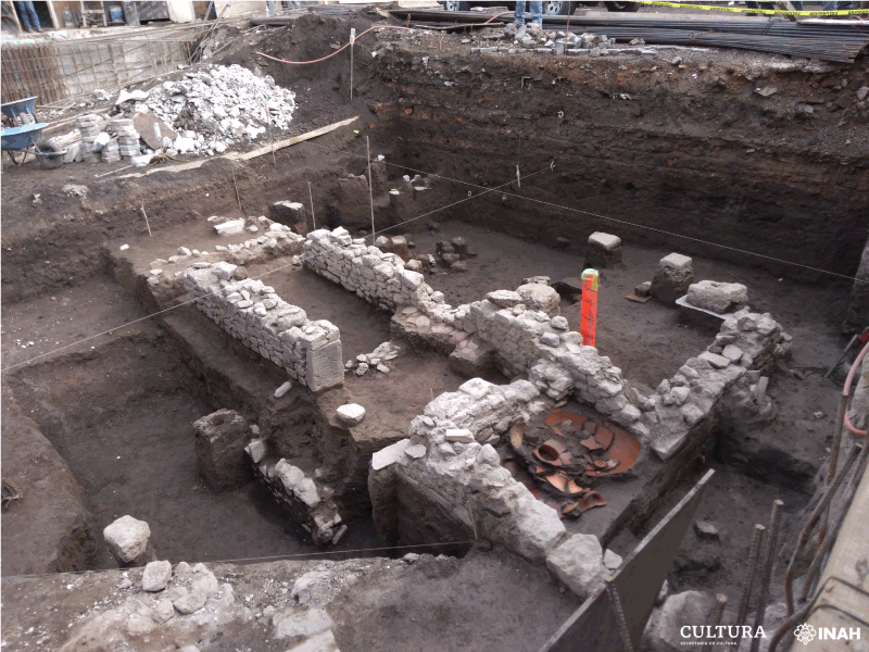 Ausgrabungen in Tlatelolco.