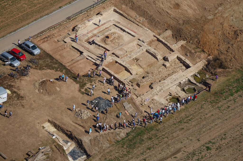 Der Apollo-Grannus-Tempel bei der Grabung 2007-2013.