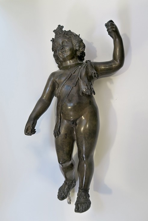 Gestohlene Bacchus-Statuette, die nun nach fast 50 Jahren wieder an ihren Fundort Châtillon-sur-Seine zurückgekehrt ist.