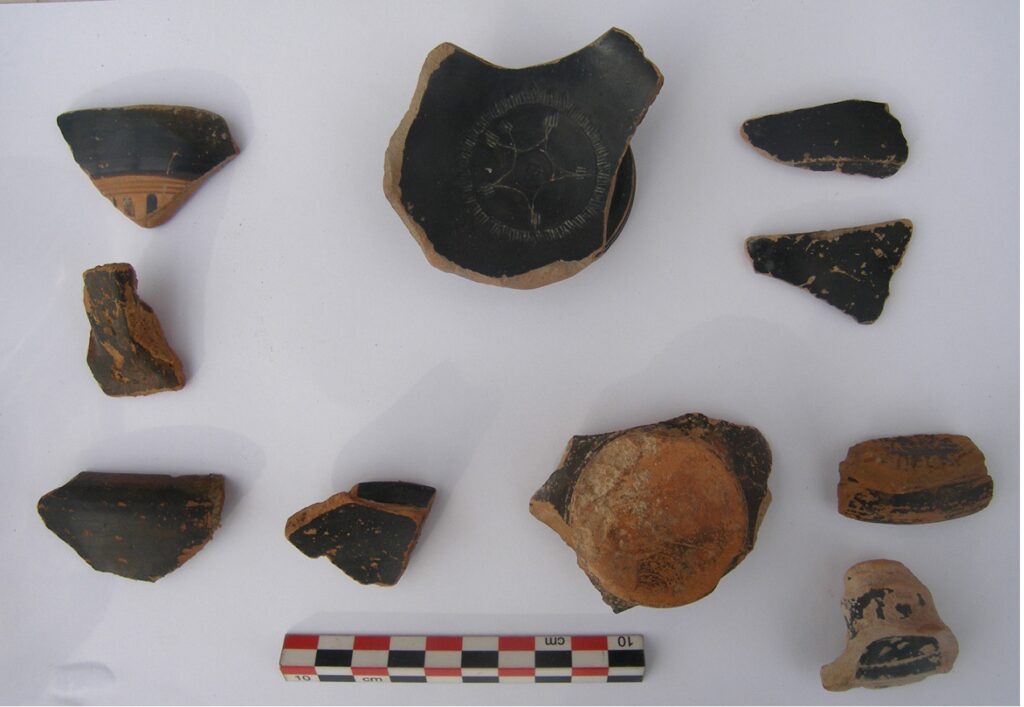Keramikscherben aus der Ausgrabung von Salamis