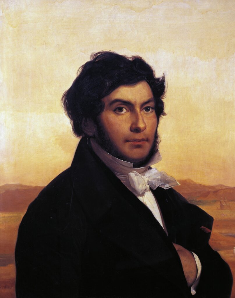 Porträt von Jean-François Champollion.